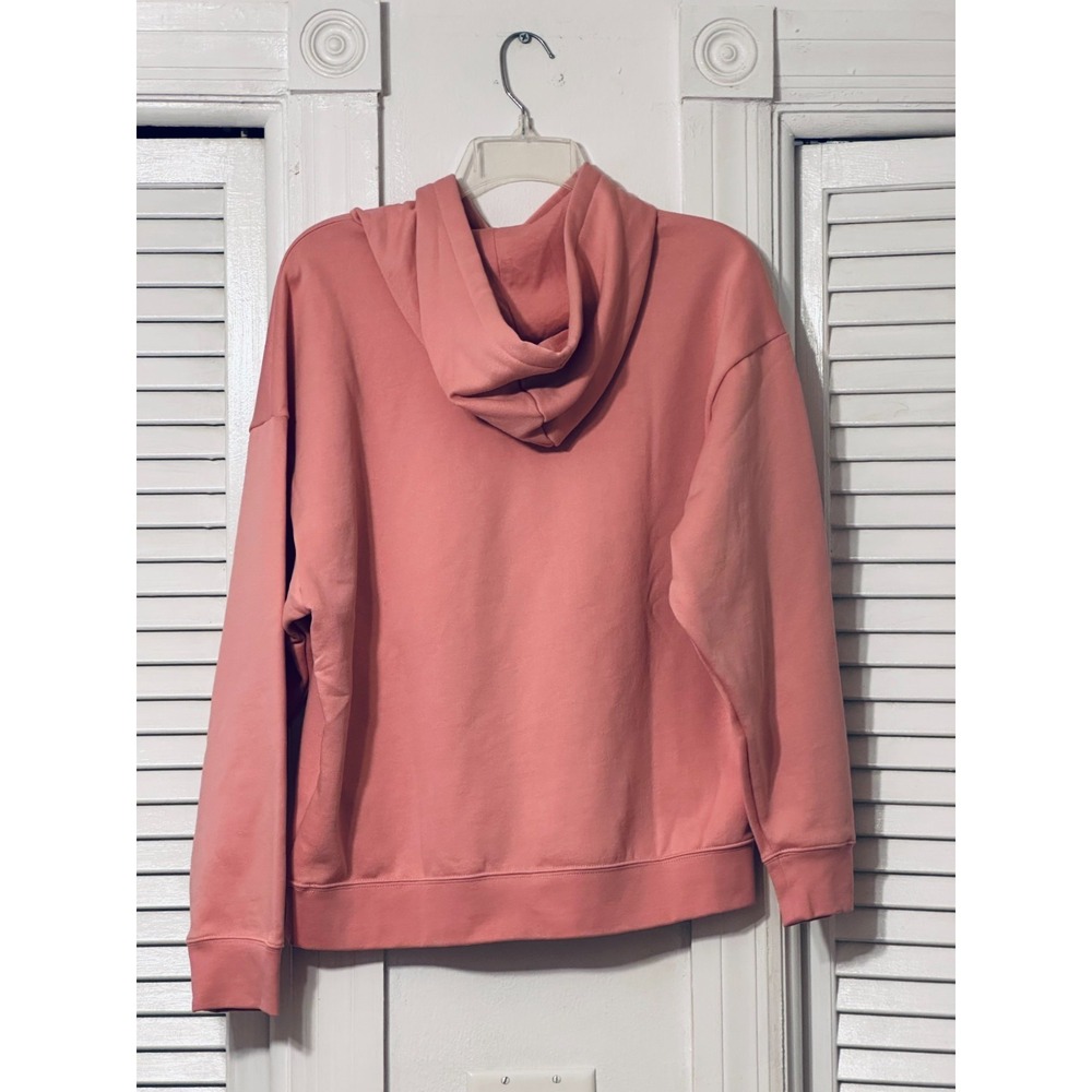 PUMA Essentials Women's Logo Comfy HOODIE Medium. Bridal Rose - Picture 8 of 8